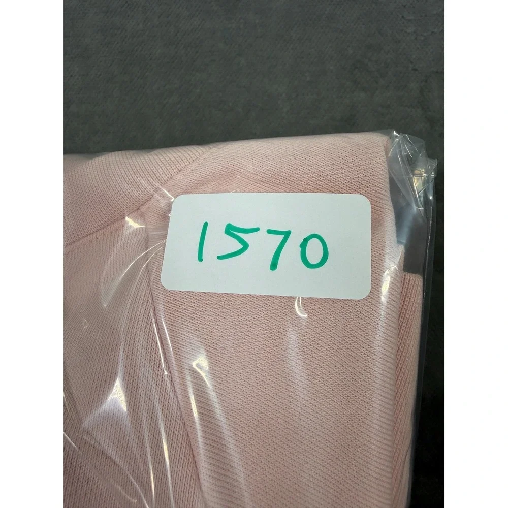 Nike Dri-FIT Womens Medium Pink Embossed Logo Cropped Sweatshirt Pullover